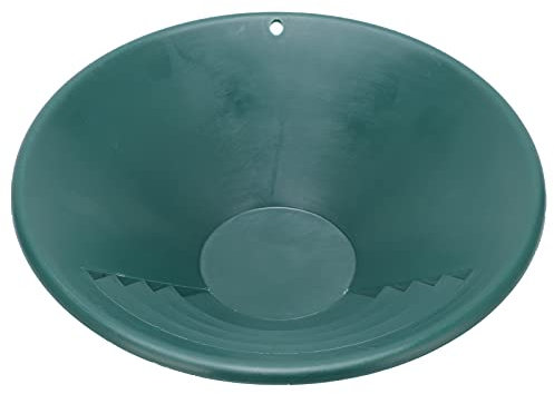 Vassoio per Setaccio per Oro, Classificatore per Setaccio per Oro Piatto per Panning per Oro 260 Mm Strumento per Panning per Oro Scanalatura Poco Profonda a 90° per Fiumi per