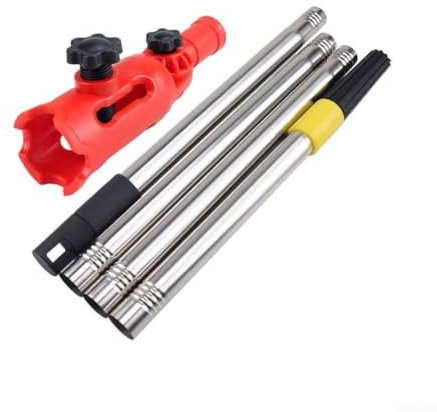 Zilimontt Multi Purpose Telescopic Paint Extension Pole Adjustable Roller Brush Handle Extender Clamping Tool For Ceiling Painting Home Improvement 1.1m 1.4m 1.7m Options(1.1m set)