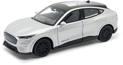 Toi-Toys Ford Mustang Mache GT 2023 12cm Modellauto Metall Modell Auto Spielzeugauto 63 (Silber-Metallic)