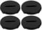 EMSea 4pcs Battery Cover Replacement Heart Rate Monitor Battery Cover 25mm Compatible with Wahoo TICKR HRM Part Repair Black Plastic