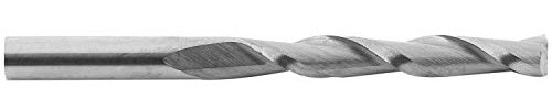 MAKIVI 10 x 1/8 pollici 3,175 mm CNC Carburo Doppio Due Flauto Spirale bit Punta Fine Router 22 mm