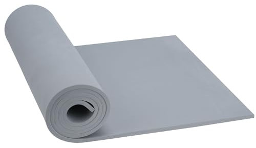 Gris Rouleau Mousse EVA, Do²ping EVA Foam 6mm, 35.5x124.5cm avec haute densité 86kg/m3 mousse cosplay pour Projet de costume DIY (6mm Gris)