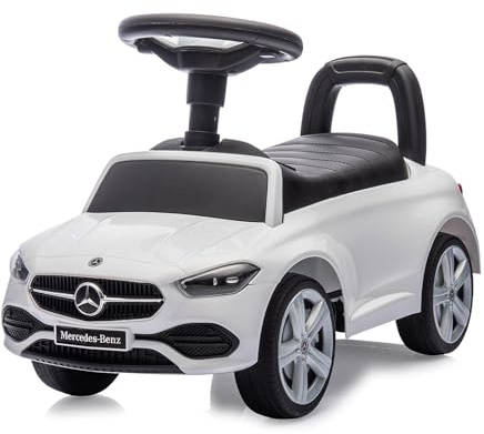 JAMARA 464030 Rutscher Mercedes-Benz C-Class - Rutschauto, Kinder Fahrzeug Indoor und Outdoor, Auto Spielzeug Rutscher, Geschenk für Kinder, Kippschutz, Kofferraum, Hupe
