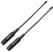 BPBZUTUMDZ 2 UNIDS Apto for Nagoya NA-701 BNC Banda Dual 144/430Mhz 2.15dB Antena HT/Escáner Apto for ICOM Apto for Yeasu Apto for Kenwood Apto for Walkie Talkie Ham Radio portátil(Schwarz)
