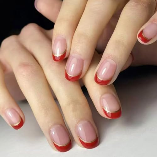 Soft Gels Nails Tips Colored Press On Nails 300Pcs 3in 1 X Coat Tips Pre-applied Tip Primer, 1 Step False Nails