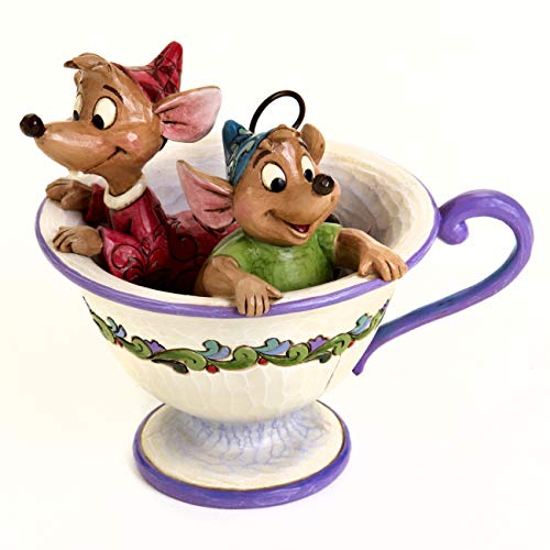 Disney Traditions Tea For Two - Jaq & Gus Figurine