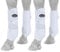 Tough 1 extrem belüftetes Sportgamaschen-Set, Größe L, Weiß