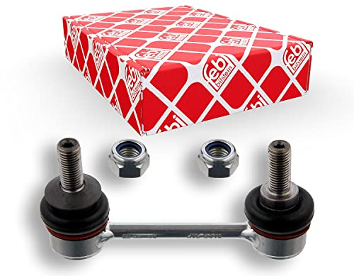 febi bilstein 32693 Verbindungsstange mit Sicherungsmuttern, 1 Stück | 32693 Kompatibel mit 5 (F10),6 Cabriolet (F12),6 Coupe (F13),7 (F01, F02, F03, F04)