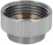 Schläfer r 617010 | Adattatore Idraulico 3/4 Femmina, 3/4 Femmina x M22x1 Maschio, Riduttore in Ottone Cromato per Flessibile Doccia, Flessibile Idraulico, Valvola, Rubinetto Lavandino