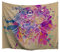 A.Monamour Wanddekor Wandbild Vorhang Wandteppiche Indische Mandala Tribal Tätowierung Bunte Elefanten Kopf Grafik Stoff Wand Hängende Tapisserie Hippie Wand Kunst Für Zu Hause Dekoration 153x102cm