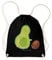 Mr. & Mrs. Panda Sportbeutel Avocado Kern rollt - Geschenk, Veggie, erstes Kind, schwanger, Sporttasche, Vegan, Beutel Rucksack, Gymsack, Baby, Kind,