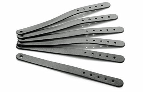 Peradon REPLACEMENT SET OF 6 LEATHER SUPPORTING STRAPS FOR SNOOKER RAILS S4793**