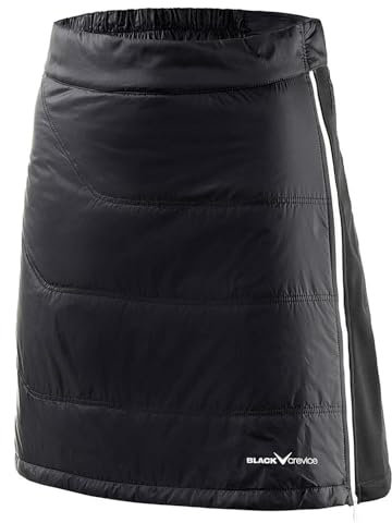 Black Crevice Damen Skirock, schwarz, Gr. 42