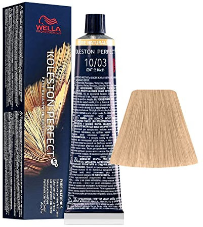 10/03 Blond très Clair naturel doré Wella Koleston perfect Me+ Pure Naturals 60ml