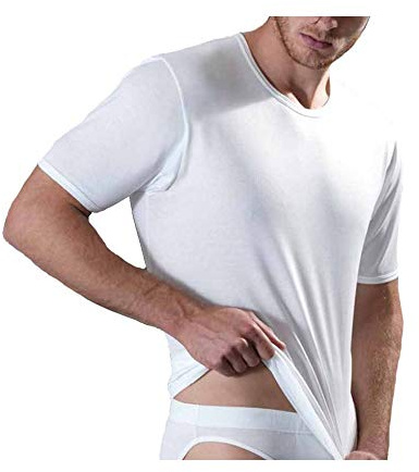 GICIPI 3 T-Shirt in Filo di Scozia Girocollo Basso Uomo (3pz)