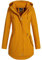 Eight 2 Nine Damen Softshelljacke LETN-041 Kurzmantel mit Kapuze thai curry (003) L