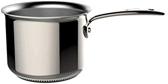 Lagostina Accademia Lagofusion Casserole haute 14 cm (1,7L) Inox 18/10 Tous feux dont induction Poignée rivetée robuste Italie Garantie 25 ans 011116020714
