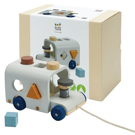 PLAN TOYS Autobus Scolaire encastrable Orchard Plantoys