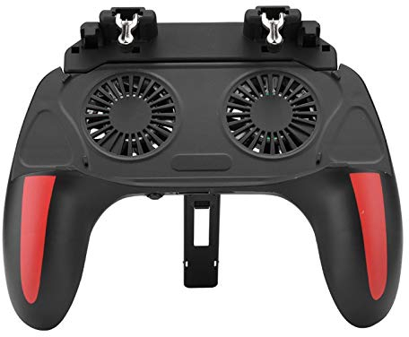 Smartphone Gamepad, Dual Cooling Lüfter No Noise, Handy Game Controller, Ergonomische Griff, Mit 2500mAh/5000mAh Akku, Für 4,7-6,5 Zoll Handy(5000mah)