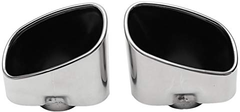 MYDH Auspuffblenden Für BMW X5 E70 2000 2001 2002 2002 2003 2004 2005 2006 2006 2007 Bis 2016 Chrome Auspuff Dual Tail Pipe Schalldämpfer TIPP Auspuff Endrohr