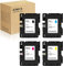 Aomya GC-41 Sublimationstintenpatrone, Wärmeübertragung, kompatibel mit Ricoh GC41 für IPSiO SG3100 SG2100L SG2010L Aficio SG3110DNW SG2100N SG3100SNW SG2100 SG3110DN SG2010DN 4 Stück
