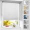 BelleMax Plissee ohne Bohren verdunkelung, Thermo Plisseerollo Klemmfix, Weiß 40x80cm(BxH), Verdunklungsplissee 100% lichtundurchlässig für Fenster, Blickdicht Sichtschutz Sonnenschutz