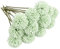 Aoleytech 12pcs Artificial Chrysanthemum Balls, Artificial Hydrangea Bouquet, Silk Fake Chrysanthemum Plants for Indoor, Outdoor, Garden, Flower Arrangement, Home Decor - (Green)