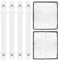 O-Kinee Tendeurs de Drap Ajustables 4 pcs，Réglable Sangles Draps Élastique pour Drap de lit, Tendeurs élastiques pour Drap de lit, Matelas, Planche à Repasser ou Canapé （Blanc）