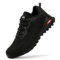 Kricely Scarpe da Trail Running Uomo Outdoor Leggero Traspirante Scarpe da Passeggio Moda Multicolore Trekking Fitness Running Sneakers (Nero 44.5)