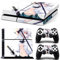 FXCON Anime Für PS4 Skin Für Konsole Und Controller Vinyl-Aufkleber, Für PS4 Aufkleber Wrap Cover Skin Full Set Langlebig Kratzfest 38777 Blasenfrei