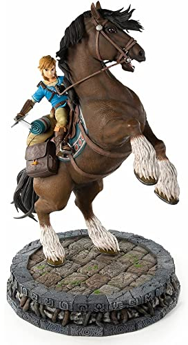 First4Figures - The Legend of Zelda: Breath of The Wild (Link On Horseback) Resin Statue