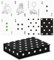 Kate Spade New York Spielkarten 2er Pack mit Spielkartenetui, Standard 54 Count Kartendeck, weiße und schwarze Spielkarten, Cabana Dots