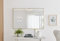 Furniturebox UK Emma Gold Metal Rectangular Mirror - Perfect for Living Room, Bedroom, Hallway - Modern Elegant Simple Mirror (120 x 80cm)