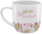 GRUSS & CO Tasse mit Rillen Mensch | Steinzeug, 40 cl, mehrfarbig | Geschenk Freunde | 48441