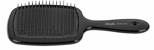Jäneke Bürste für Körper schwarz mit schwarzem Igel, 101 g.