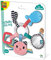 SES Creative 13124 - Aktivitäts-Spielring Katy die Katze, Sensorisches Spielzeug für Babys ab 3 Monate