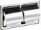 Double Rouleau Encastré Porte Papier Toilette Acier Inoxydable 304 Porte Rouleau Toilette Support Mural pour Salle De Bain Porte Rouleau Papier Toilette Inclure-Argent-Double