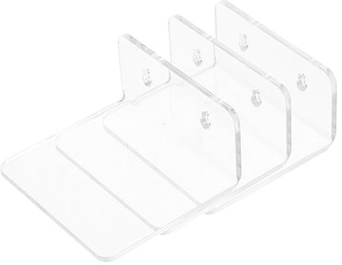 Happyyami 1 Satz Fensterpflanzenregale Microgreens-Rack Pflanzenregale Drinnen Pflanzenfensterregal Regal Für Pflanzen Fensterbankverlängerung Für Pflanzen Wandregal Acryl Mehrzweck Leiste