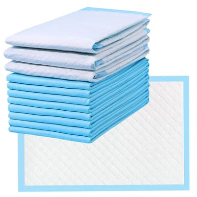 PELLYDA Inkontinenzunterlage Einweg für Menschen mit Blasenschwäche | 10 Stück | Krankenunterlage für Menschen mit Blasenschwäche | Disposable Underpad für Neugeborene,ältere Menschen.(80x150cm