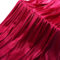 Whakano 1m Satin Stoff zum Nähen Meterware,155cm Breit,Einfarbig Glanz Modestoff,universal Stoff für Nähen Basteln,Kostüm Kleid Bekleidung,Dekostoff,Gardine Vorhänge,Kleid,Weinrot