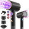 Tisoutec HairDryer,Travel Hairdryer with Diffuser,Professional Ionic Hair Dryer+Powerful AC Motor 2400W|4-in-1 Hair Dryer|Hot/Cold Button|2 Heat&3 Speed|Hair Dryers & Accessories for Women/Men Home