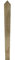 Premium Picket Spiked Garden Fencing Pales Timber Treated Wood Fencing Boards (3'' x 3ft) Rounded Top Planed and Smooth Round top Picket pales, Fencing pales UK (5)