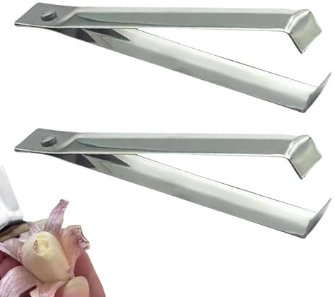 Pinzas para espinas de pescado,Juego de pinzas para espinas de pescado | 2 pinzas finas de acero inoxidable, herramienta práctica | Pinzas para quitar ajos, pinzas para huesos de pescado, pelador de a