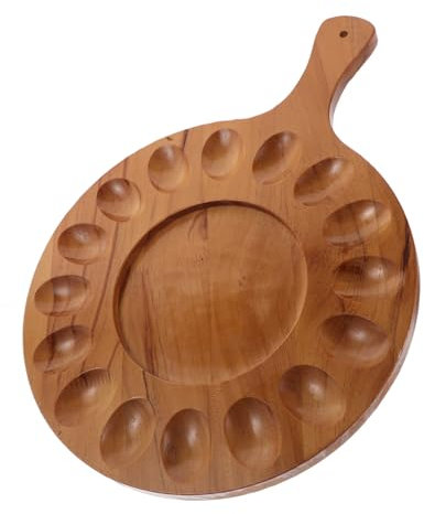 Alipis Rejilla para Plato De Dispensador De Placa De Tabla De Cortar Organizador De para Heladera Rejilla para Cocer Vapor Light Brown Madera