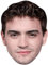 Gabriel Guevara (Stubble) Maske aus Karton