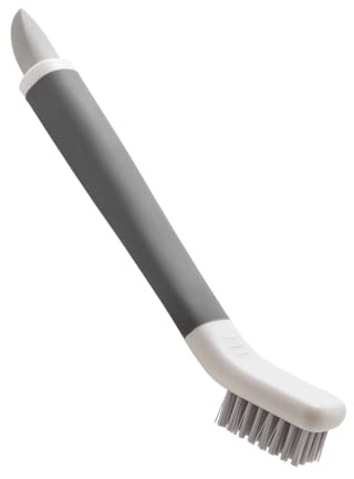 Metaltex 2-in-1 Fugenbürste-Schaber – Für Fugen und Rillen, ergonomisch
