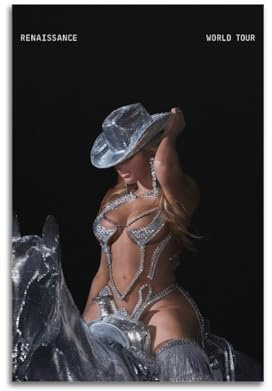 DUSTMAN Beyoncé Poster, Renaissance-A-Film, Vintage-Wandkunst, Leinwand, ästhetisches Poster, Musik und Filme, dekoratives Gemälde für Wohnzimmer, Schlafzimmer, 30 x 45 cm, ungerahmter Stil