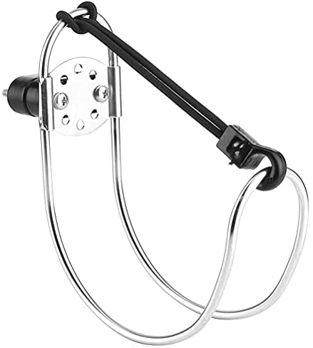 MOTOULAX Hufeisen Rettungsring Edelstahl Schwimmring Halter Schiffsboje Halterung Rettungsring Yacht Boot Zubehör