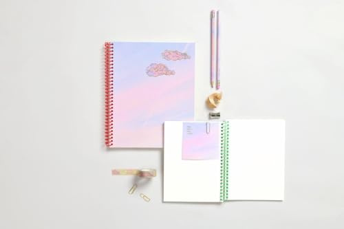 Notizbuch L, Spiralbindung, Himmel, 80 Seiten, 100 g/m² Bambuspapier
