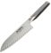 Global G-48 Santoku Couteau à poisson à lame alvéolée 18 cm